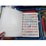 Europe and All World Stamps - Three Large Stockbooks of All World Sorted by Country. Diverse lot