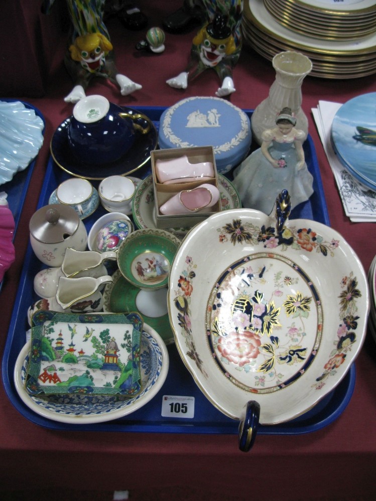 Mason's, Aynsley, Belleek, Doulton figurine, etc.