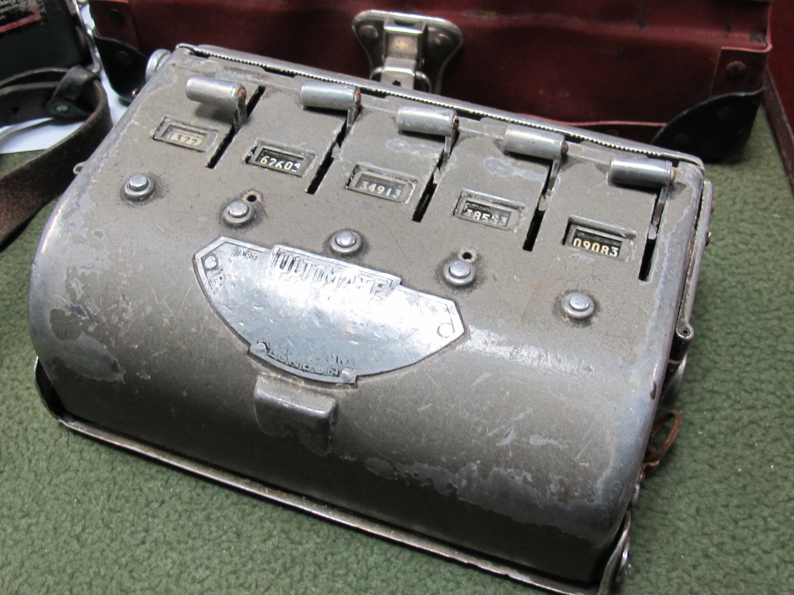 Two 1950's Bus Tickets Machines, a ticket punch, bus tickets among associated items. - Image 2 of 6