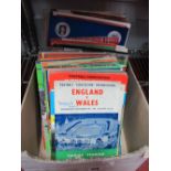 England Home Programmes, 51-2 v. Austria, 54-5 v. Wales, 64.5 v. Scotland; plus many others 70's and