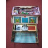 A Mid XX Century Tinplate Childs Kitchen Unit, in original card packaging, made in Gt. Britain, plus