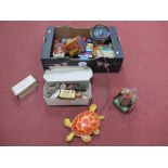 A Quantity of Tinplate and Other Toys, by Mobo, among others, all playworn.