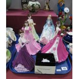 Five Coalport Figurines, including 'My Sweetheart', 'Thinking of You', 'Mary', 'Lucy', and 'With