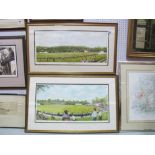 Cricket C.R. Cooper Two Limited Edition Colour Prints of 250, Queens park, Chesterfield and