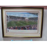 Burnley '120 Years Old' Limited Edition Colour Print, 331 of 500, by Peter Watson (signed by