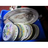 Pottery Plates, to include MInton, Crescent, Albert:- One Box