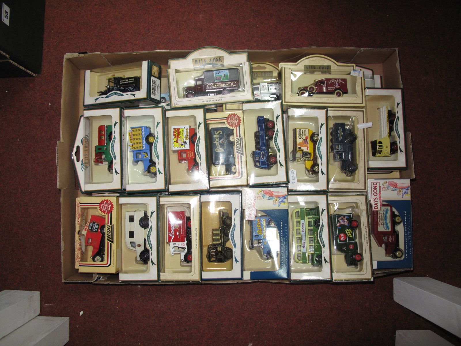 Thirty Five Lledo 'Days Gone' Diecast Models, mainly different including #DG085026 Renault Van '