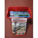 Nine Hornby 'Hardcover' Magazines Year Books, numbers 1-9.