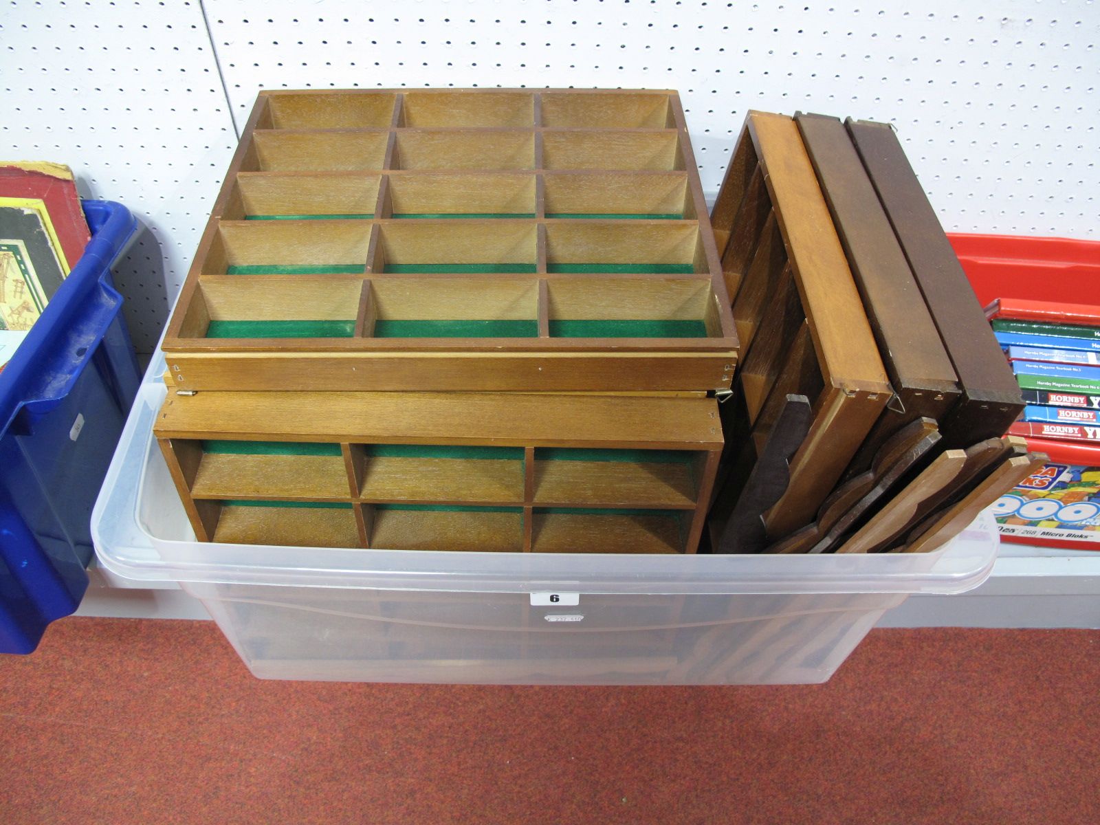 Twelve ( Fifteen Slot) Wooden Display Cabinets, to hold one hundred and eighty Lledo sized Diecast