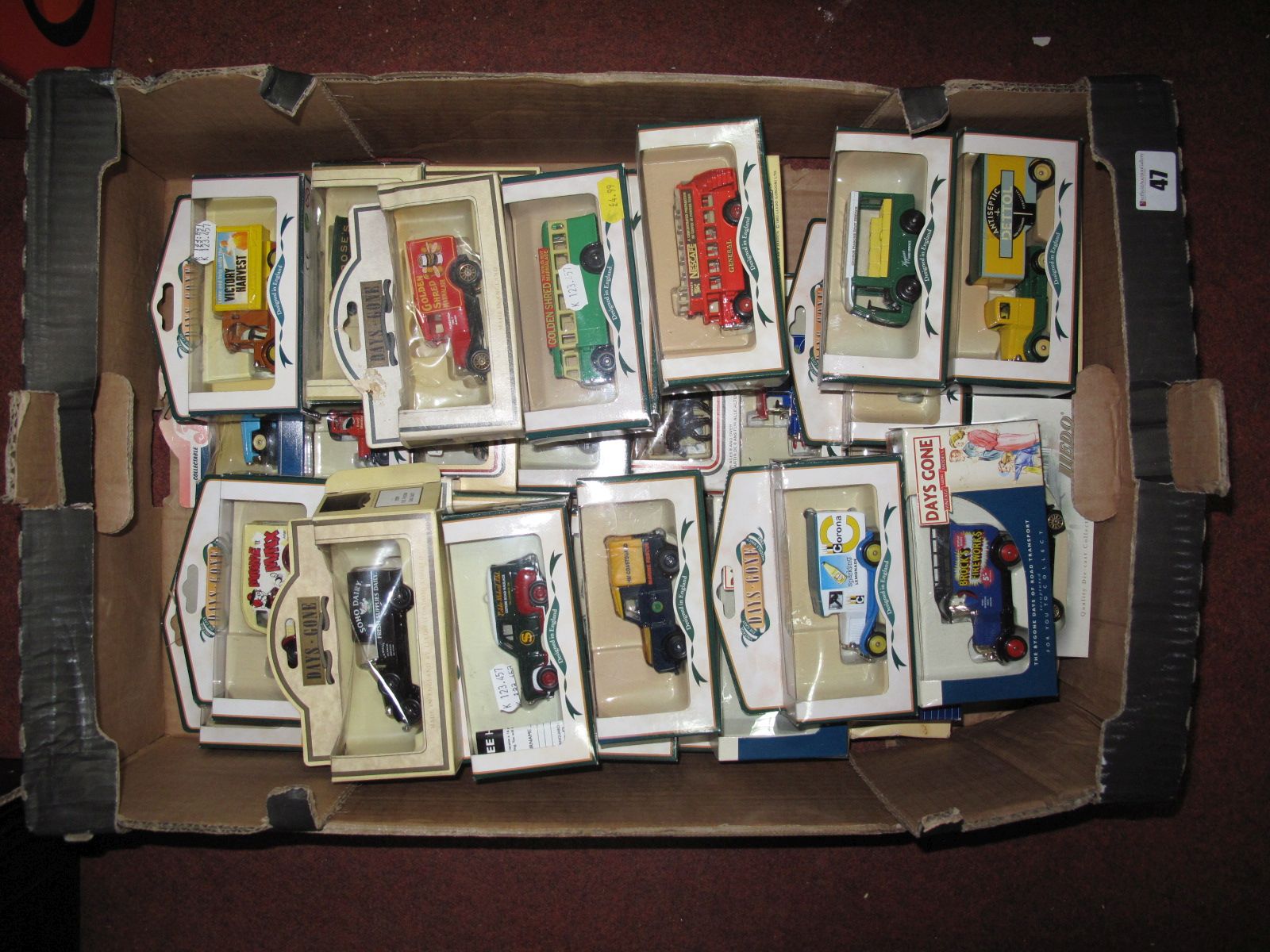 Forty Lledo 'Days Gone' Diecast Models, mainly different including #DG197001 A35 Van 'Eddie