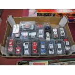 Thirty Four 1:43rd Scale Diecast Rally Cars, including Fiat 131 Abarth (1979), Ford Focus WRC (