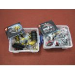 A Quantity of Loose Lego Pieces, predominantly sorted into pieces from the Lego Technic range,