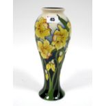 A Moorcroft Pottery Vase, of inverted baluster form, painted in the Little Gem pattern, designed