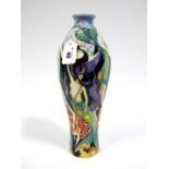 A Moorcroft Pottery Vase, of inverted baluster form, painted in the 'Trial' Full Fathom Five