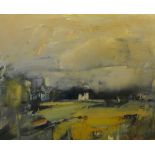 *Mardi Barrie RSW (Scottish 1931-2004) 'Landscape' Oil on canvas, unsigned,