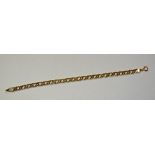 A 9ct gold twist link bracelet, stamped 375 to clasp, 3.
