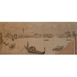 A Victorian needlepoint of Venice,