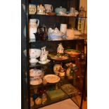 A large quantity of Victorian and later pottery and glass, to include Torquay ware,