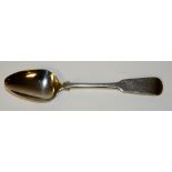 A Scottish provincial silver teaspoon, stamped with initials GS and JP,