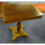 A William IV mahogany occasional table,