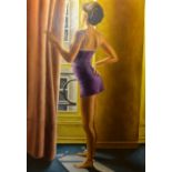 Annick Bouvattier (French Contemporary) 'Brin de Soleil' Oil on canvas, signed to reverse,