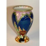 An Art Deco Carlton Ware 'Fantasia' pattern vase, no 3406,