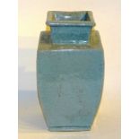 A Chinese celadon crackle glaze pottery vase,