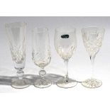 A mixed lot of Edinburgh Crystal champagne flutes and wine glasses (20)