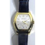 An 18ct gold gents Chopard Tonneau limited edition wristwatch,