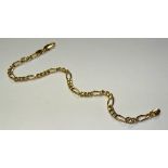 An 18ct gold twist link bracelet, stamped 750, 18cm long, 4.