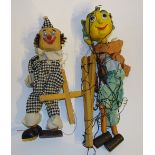 A vintage Pelham puppet 'Mr Turnip', in original brown box with instruction leaflet,