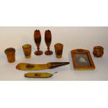 A small quantity of Mauchline ware,