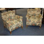 Two matching Whytock & Reid Glen Easy ladies armchairs circa 1970s,