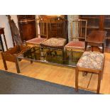 A mixed lot of occasional furniture,