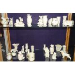 A large quantity of Belleek porcelain,