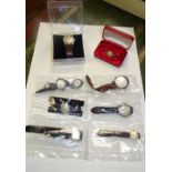 A small collection of vintage watches,
