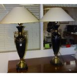 A pair of large good quality urn shaped table lamps by Epoca International,