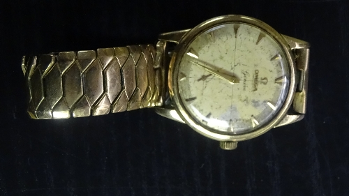 A gent's yellow metal Omega wristwatch, - Image 2 of 6
