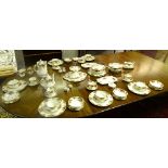 A Royal Albert 'Old Country Roses' six place dinner service, comprising of six dinner plates,
