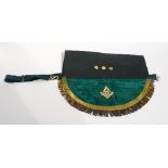 A Masonic apron,