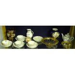 A quantity of 19th century and later porcelain and glass,