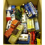 A quantity of die cast model toy cars, to include Matchbox, Corgi and Days Gone By etc,