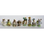 A collection of Beatrix Potter figurines, to include Beswick 'Benjamin Bunny' 1948,