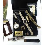 An Art Deco rolled gold Elgin pocket watch,
