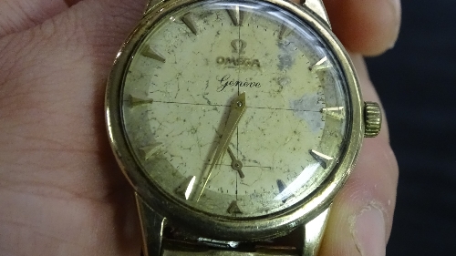 A gent's yellow metal Omega wristwatch, - Image 6 of 6