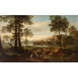 FOLLOWER OF FRANCESCO ZUCCARELLI (ITALIAN 1702-1788)Pastoral Landscape, oil on canvas60 x 96 cm (