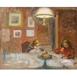 HENRI LEBASQUE (FRENCH 1865-1937)Les enfants dans la salle a manger, circa 1905oil on canvas46.3 x