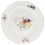 LARGE PLATE FROM THE EVERYDAY IMPERIAL SERVICE, RUSSIAN IMPERIAL PORCELAIN FACTORY, ST.