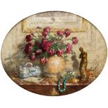 PIERRE-EUGENE MONTEZIN (FRENCH 1874-1946)Vase d'Oeillets sur la Commode, oil on canvas65.5 x 81.3 cm