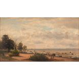 PETR PETROVICH VERESHCHAGIN (RUSSIA 1836-1886)Sestroretsk, oil on canvas25.5 x 43.7 cm (10 x 17 1/